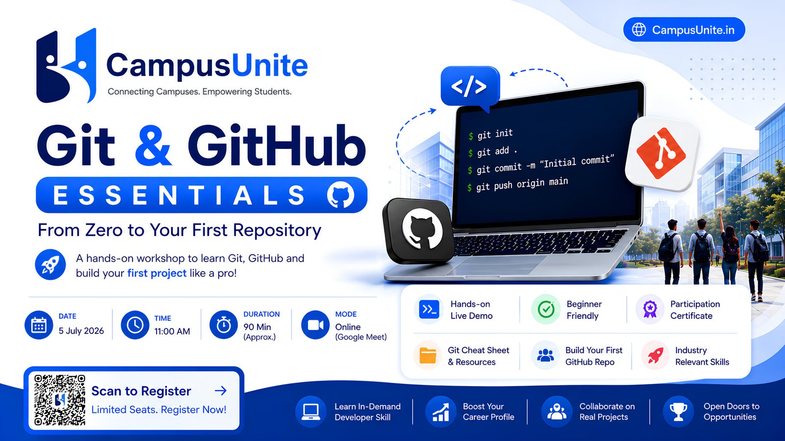 Git & GitHub Essentials: From Zero to Your First Repository