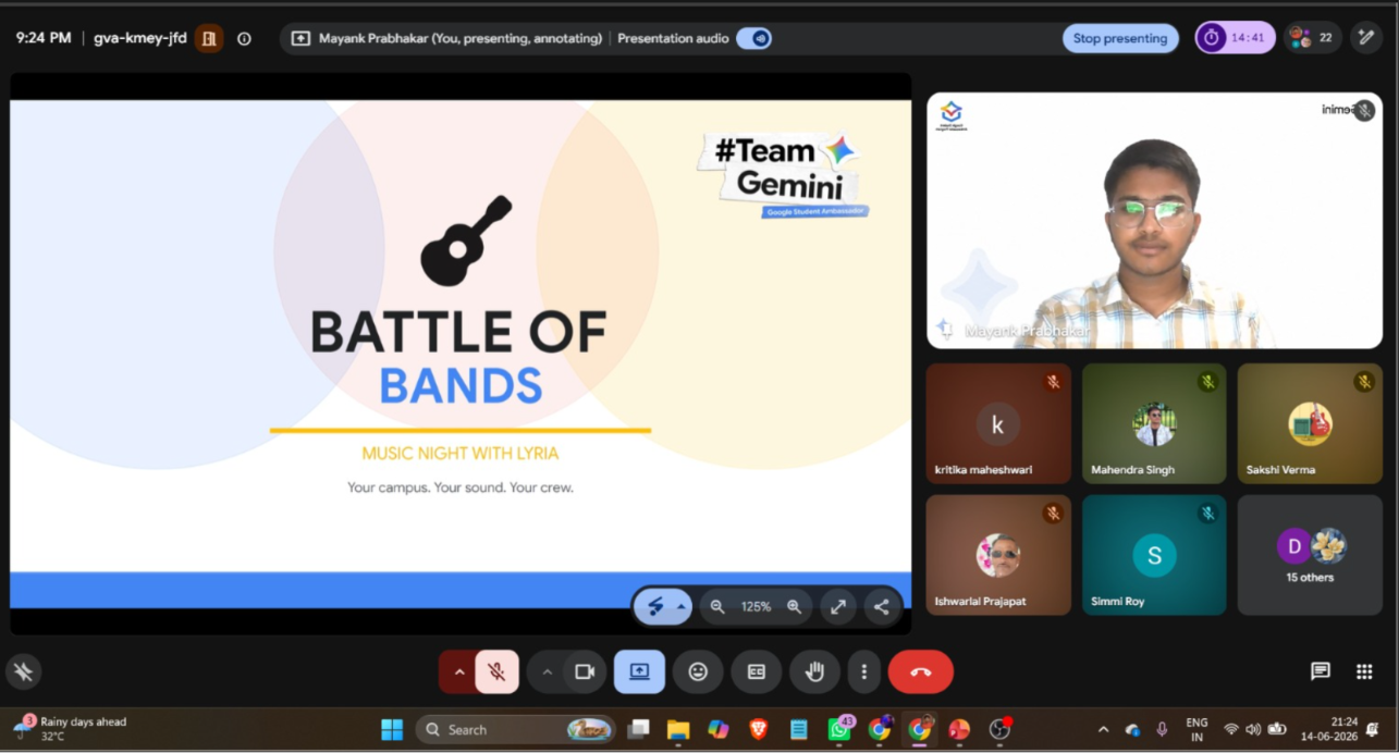 Battle of Bands with Gemini