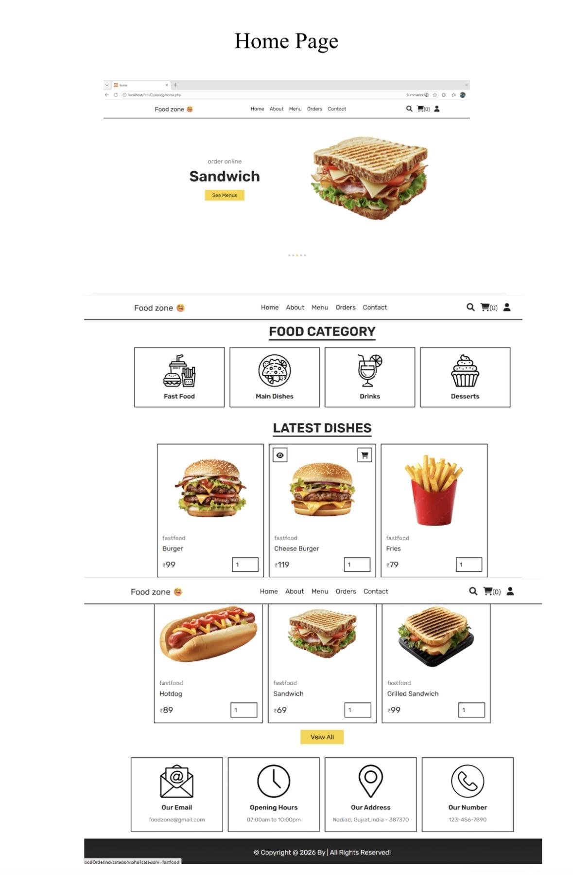 Food Ordering System