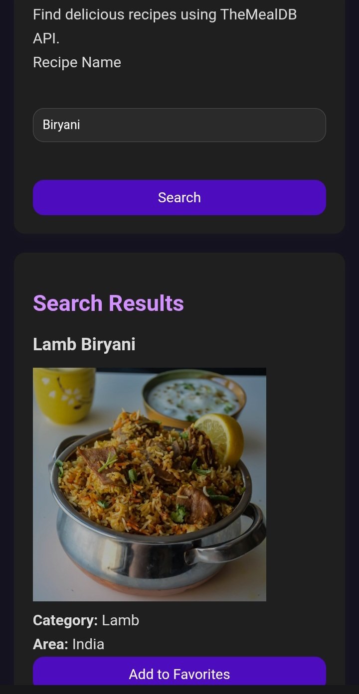 RecipeBox – Recipe Finder