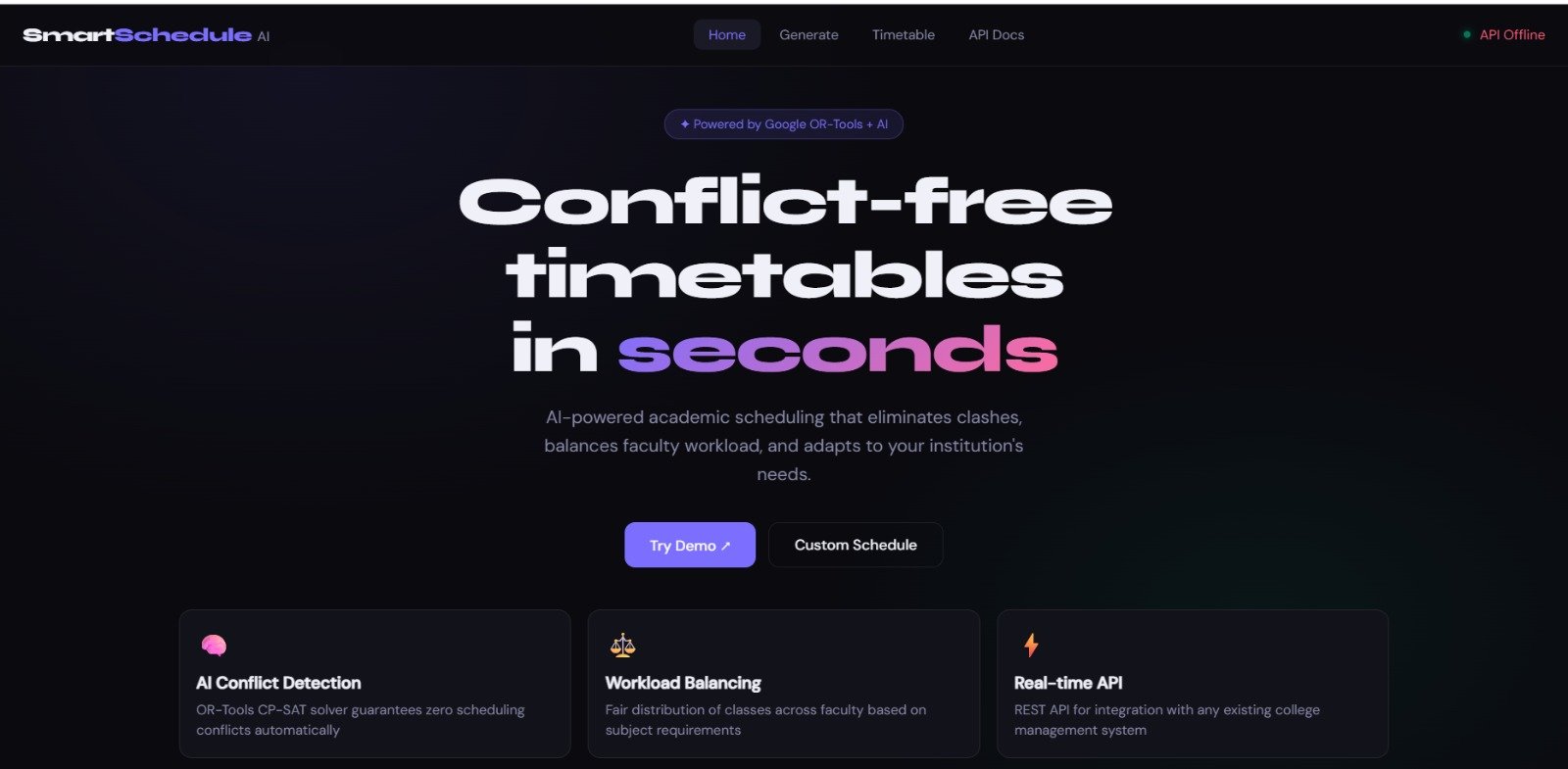 SmartSchedule AI