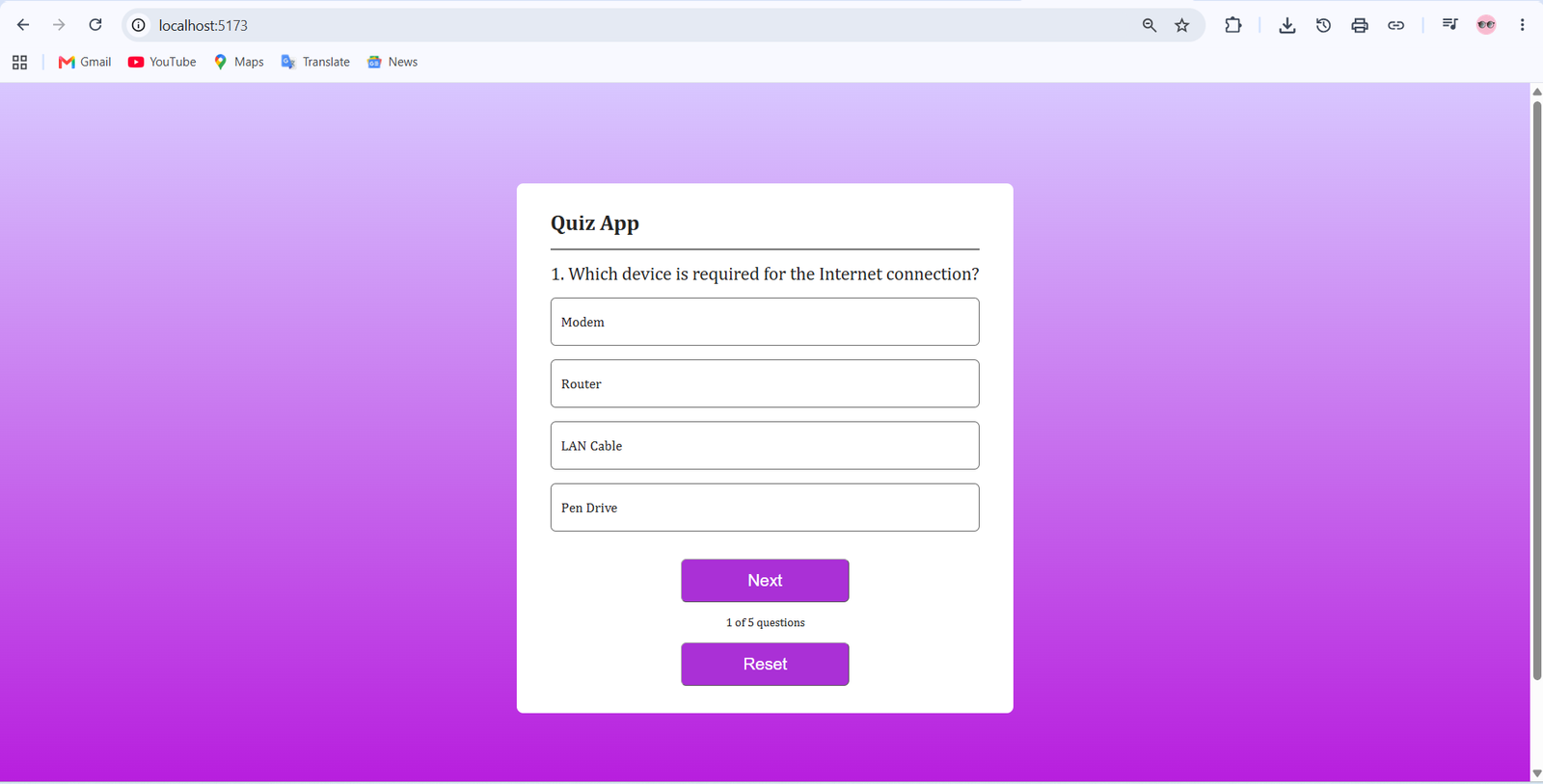 Quiz App